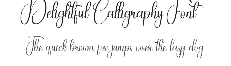 Delightful Calligraphy Font by andikastudio — Script Handwritten Font