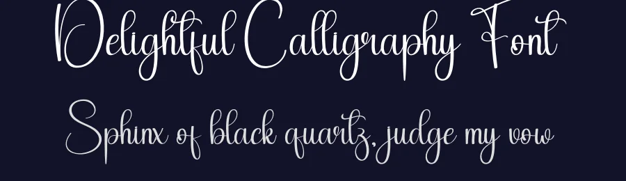 Delightful Calligraphy Font by andikastudio — Script Handwritten Font — thumbnail 2