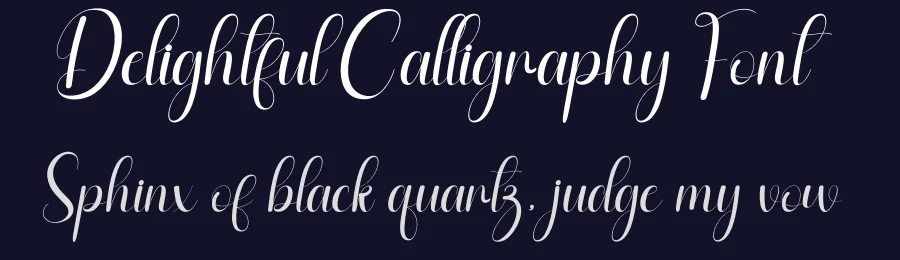 Delightful Calligraphy Font by andikastudio — Script Handwritten Font — thumbnail 2