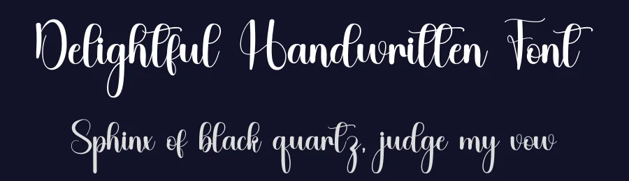 Delightful Handwritten Font by inermediaSTUDIO — Script Handwritten Font — thumbnail 2