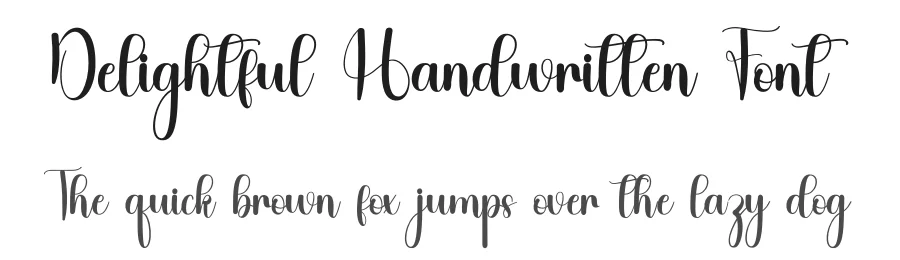 Delightful Handwritten Font by inermediaSTUDIO — Script Handwritten Font
