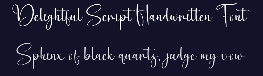 Delightful Script Handwritten Font by andikastudio — Script Handwritten Font — thumbnail 2