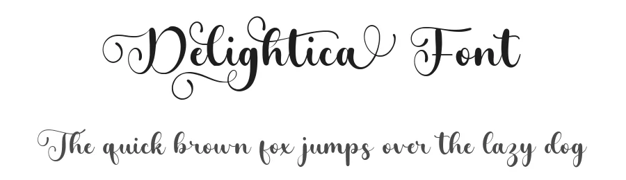 Delightica Font by Timur type — Script Handwritten Font