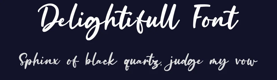 Delightifull Font by qwrtype — Script Handwritten Font — thumbnail 2
