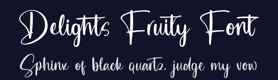 Delights Fruity Font by letterenastudios — Script Handwritten Font — thumbnail 2