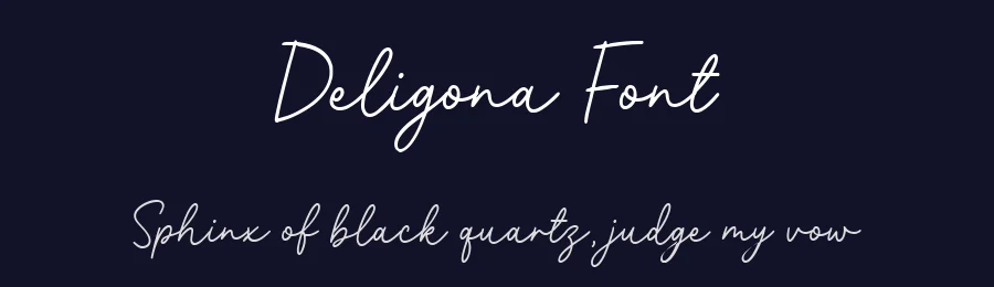 Deligona Font by metafontsy — Script Handwritten Font — thumbnail 2