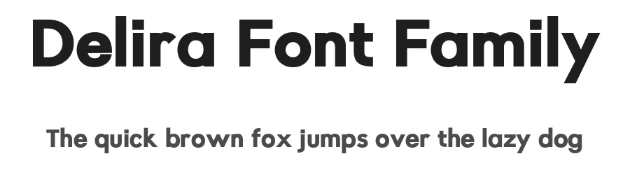 Delira Font Family by Hugo Carvalho — Sans Serif Font
