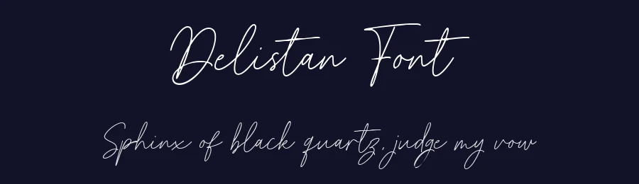 Delistan Font by Typebae — Script Handwritten Font — thumbnail 2