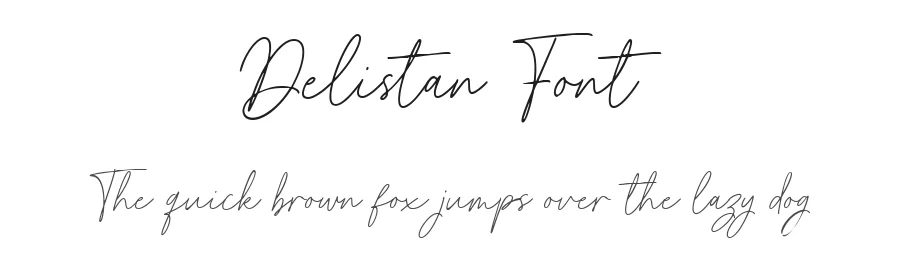 Delistan Font by Typebae — Script Handwritten Font