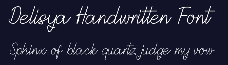 Delisya Handwritten Font by Icreatype — Decorative Font — thumbnail 2