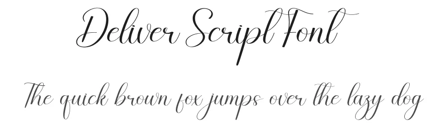 Deliver Script Font by andikastudio — Script Handwritten Font
