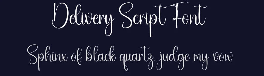 Delivery Script Font by creativeletter — Script Handwritten Font — thumbnail 2