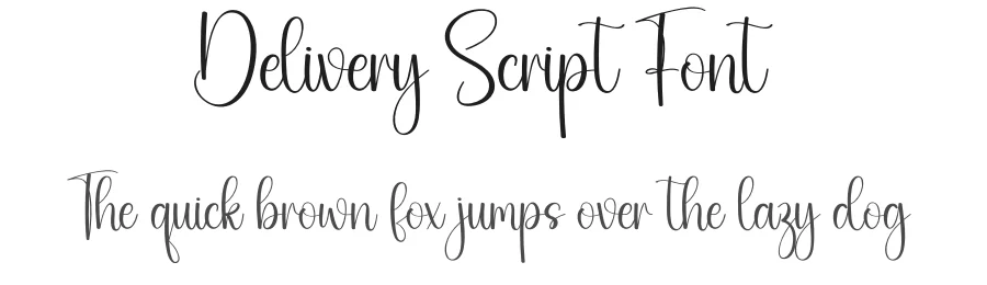 Delivery Script Font by creativeletter — Script Handwritten Font