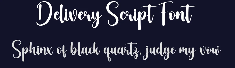 Delivery Script Font by creativeletter — Script Handwritten Font — thumbnail 2