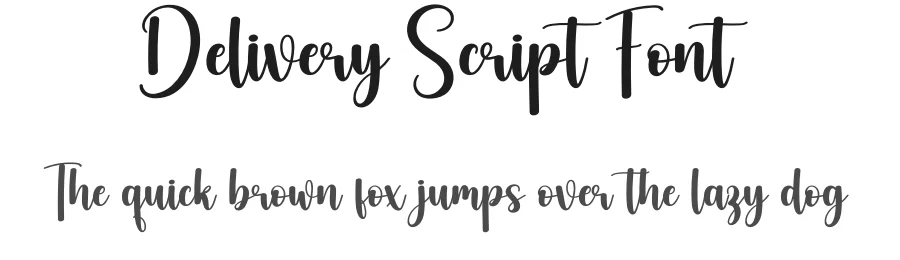 Delivery Script Font by creativeletter — Script Handwritten Font