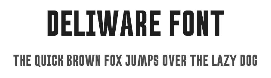Deliware Font by Dazor — Sans Serif Font