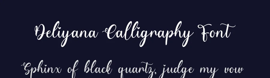 Deliyana Calligraphy Font by Rantautype — Script Handwritten Font — thumbnail 2