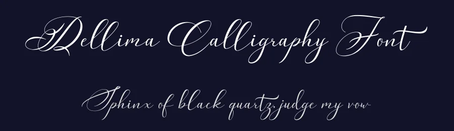 Dellima Calligraphy Font by yontype — Script Handwritten Font — thumbnail 2