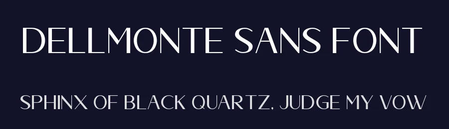 Dellmonte Sans Font by Pen Culture — Sans Serif Font — thumbnail 2