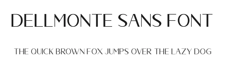 Dellmonte Sans Font by Pen Culture — Sans Serif Font