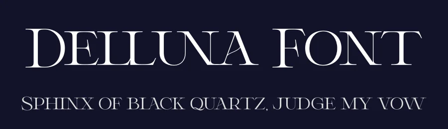Delluna Font by Krismagraph — Serif Font — thumbnail 2