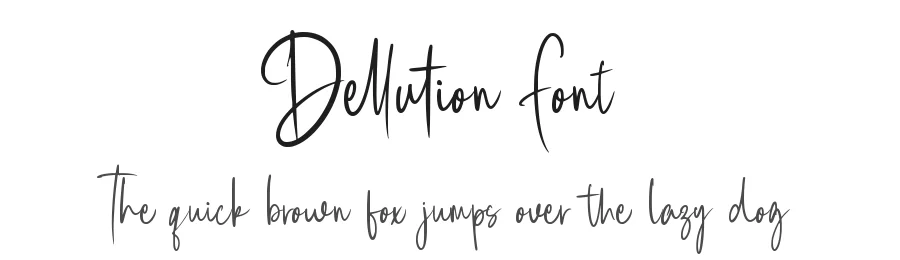 Dellution Font by Nox Studio — Script Handwritten Font