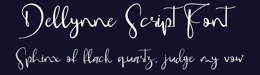 Dellynne Script Font by Creatifontstudios — Script Handwritten Font — thumbnail 2