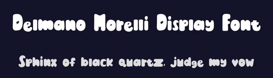 Delmano Morelli Display Font by jetsmax — Decorative Font — thumbnail 2