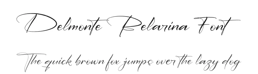 Delmonte Belarina Font by letterfabric — Script Handwritten Font