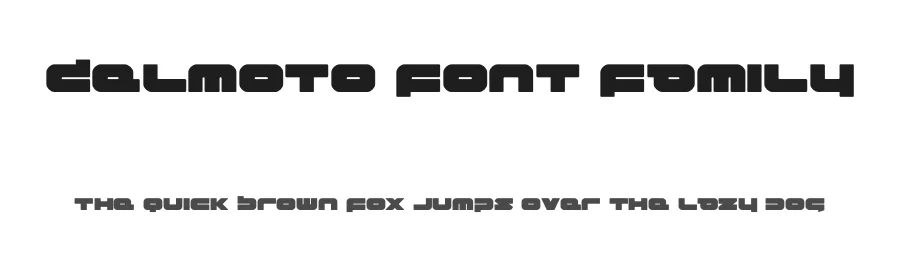 Delmoto Font Family by Iconian Fonts — Display Font