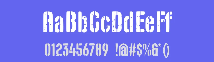 Delta Stencil Font by Sronstudio — Sans Serif Font — thumbnail 3