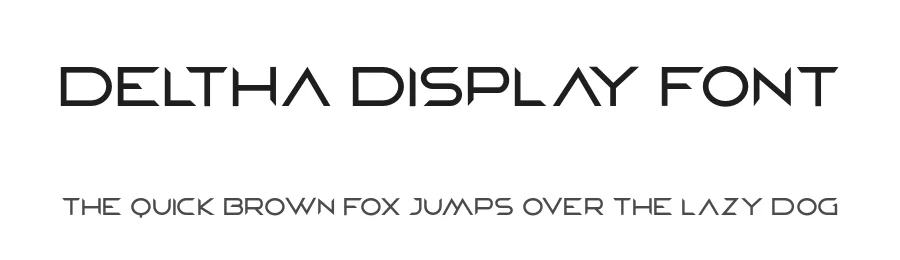 Deltha Display Font by Vultype Co. — Display Font