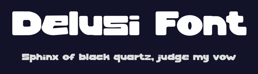 Delusi Font by Skytroopas — Sans Serif Font — thumbnail 2