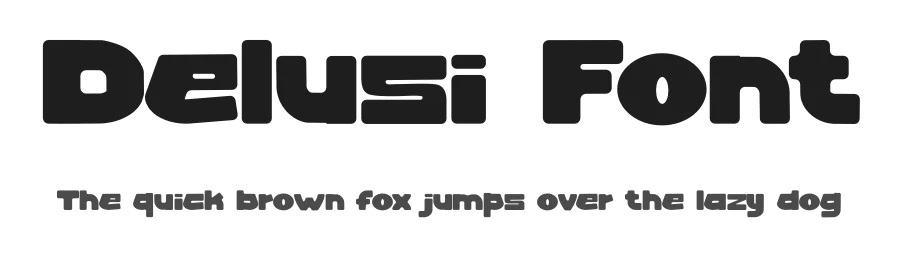 Delusi Font by Skytroopas — Sans Serif Font