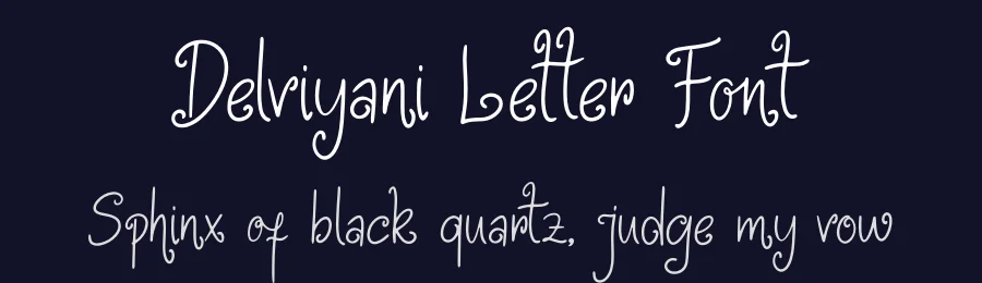 Delviyani Letter Font by Denustudios — Script Handwritten Font — thumbnail 2