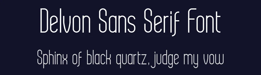 Delvon Sans Serif Font by madeDeduk — Sans Serif Font — thumbnail 2