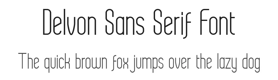 Delvon Sans Serif Font by madeDeduk β Sans Serif Font