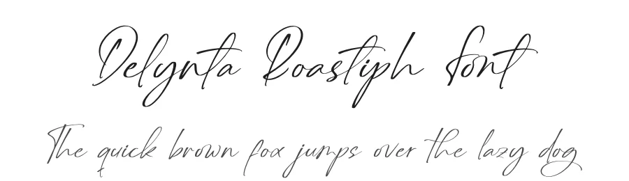 Delynta Roastiph Font by letterenastudios — Script Handwritten Font