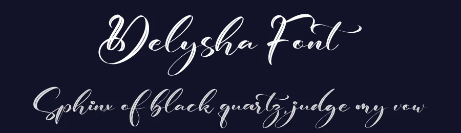 Delysha Font by letterfabric — Script Handwritten Font — thumbnail 2