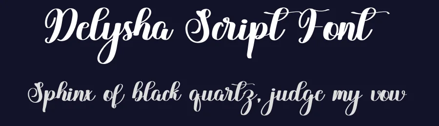Delysha Script Font by freshtypeink — Script Handwritten Font — thumbnail 2