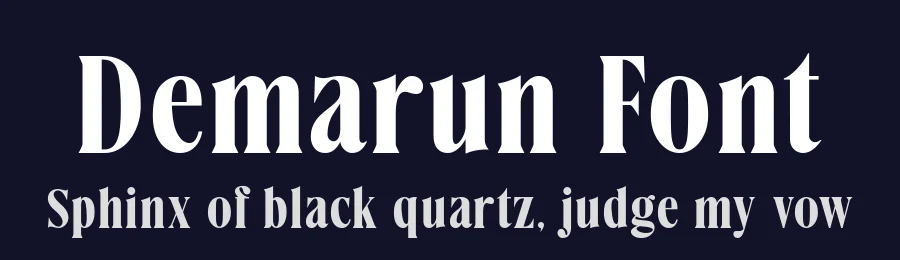 Demarun Font by alit design — Serif Font — thumbnail 2