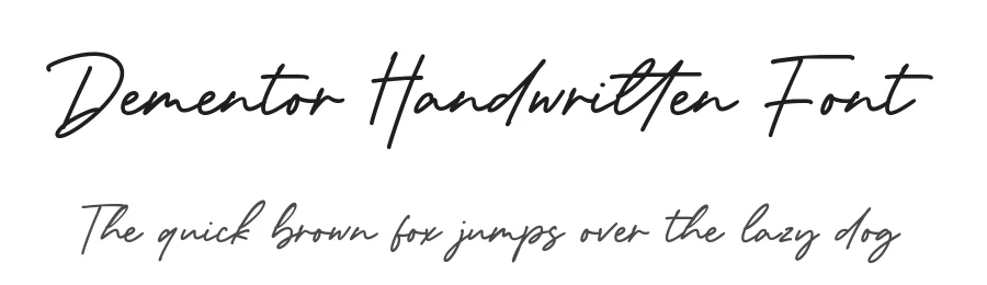 Dementor Handwritten Font by balpirick — Decorative Font