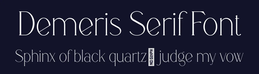 Demeris Serif Font by vpcreativeshop — Display Font — thumbnail 2