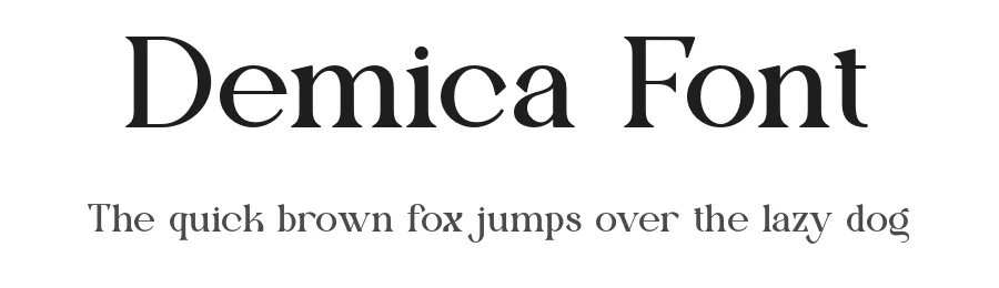 Demica Font by ErmediaStudio — Serif Font