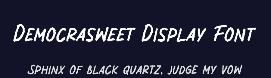 Democrasweet Display Font by Allouse.Studio — Display Font — thumbnail 2
