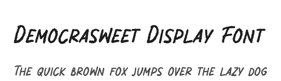 Democrasweet Display Font by Allouse.Studio — Display Font