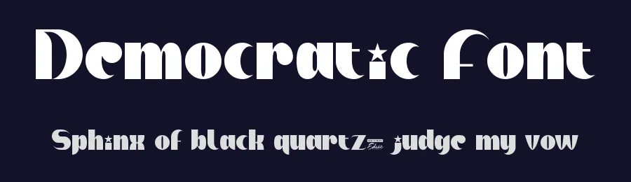 Democratic Font by edricstudio — Sans Serif Font — thumbnail 2