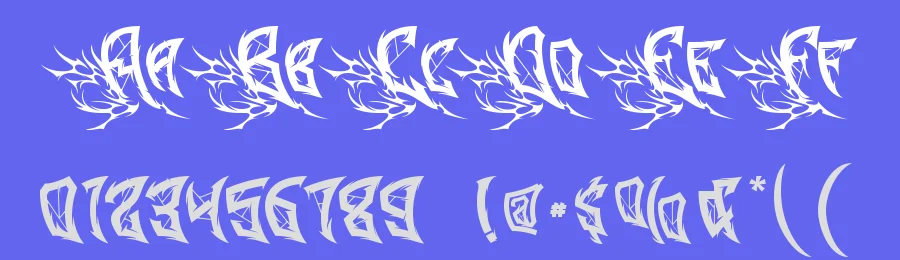 Demon Crown Font by letterara — Blackletter Font — thumbnail 3