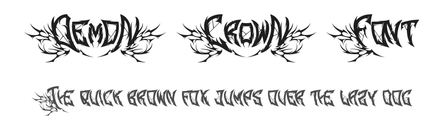 Demon Crown Font by letterara — Blackletter Font