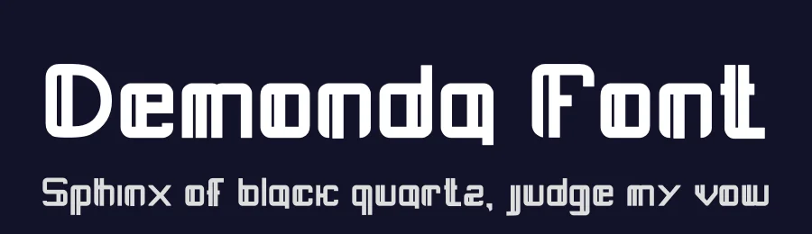 Demonda Font by hayoyuka8 — Display Font — thumbnail 2
